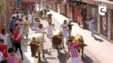 Imagen Carreras largas, templadas y con doblete en el sexto encierro de San...