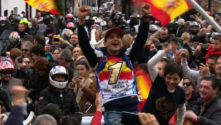 Imagen Recepción multitudinaria en Sanse a Jorge Martín, campeón del mundo de...