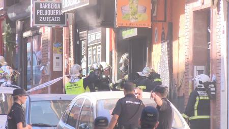 Imagen Dos heridos por quemaduras en un incendio declarado en la Calle Estafeta...