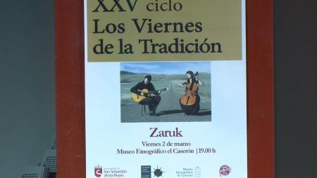 Imagen Zaruk inunda de música sefardí los Viernes de la Tradición de Sanse