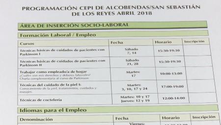 Imagen Abril llega al CEPI con cursos de cuidados a pacientes con Parkinson