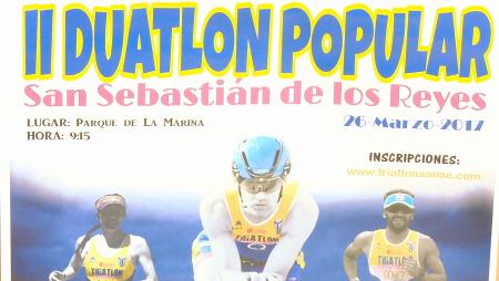 Imagen A por la segunda edición del Duatlón Popular de Sanse