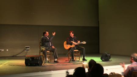 Imagen Broche de oro de la “Cátedra de Flamenco Félix Grande” de Sanse con el...