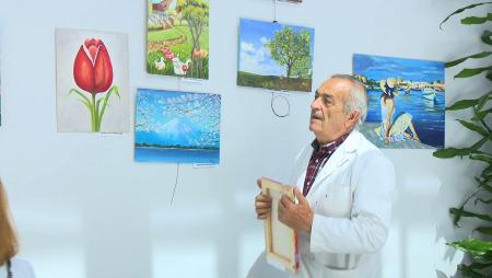 Imagen Los veteranos pintores del Gloria Fuertes exhiben sus obras en acuarela, óleo y acrílico