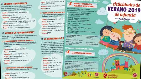 Imagen Programa de verano para los niños y niñas de Sanse