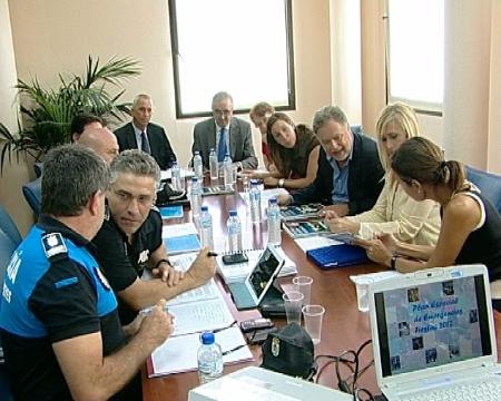 Imagen La Delegada del Gobierno en Madrid asiste a la Junta Local de Seguridad...