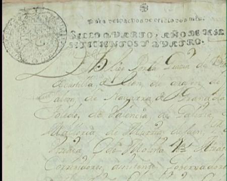 Imagen Pasó en Sanse... Descubierto un documento de Felipe V en el archivo...