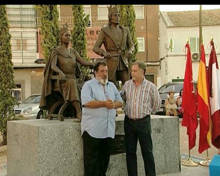 Imagen Sanse inaugura una escultura-homenaje a sus fundadores, obra de J.M. Utande