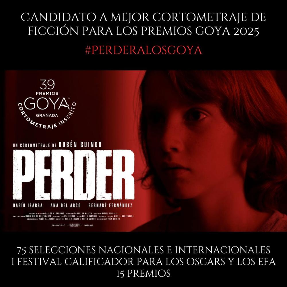 Imagen El corto “Perder”, del cineasta local Rubén Guindo, a un paso de los Premios Goya