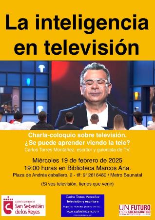 Charla-coloquio: La inteligencia en televisión. ¿Se puede aprender viendo la tele?