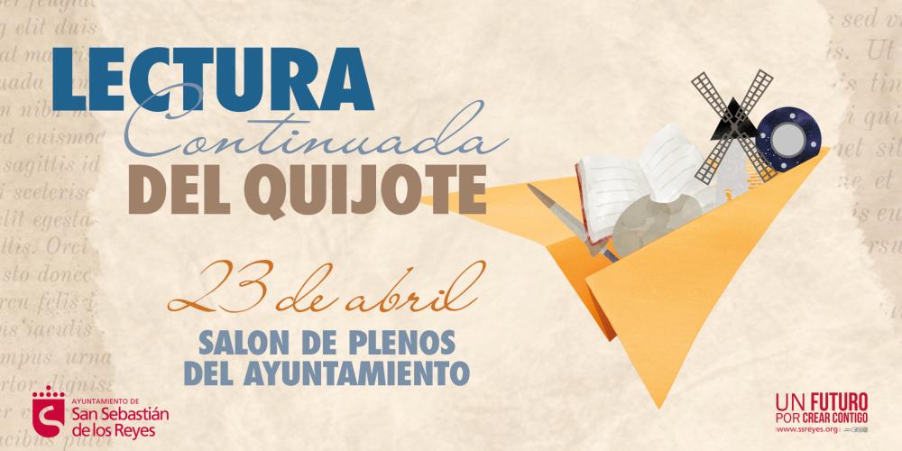 Imagen La ciudad celebrará por primera vez la lectura continuada del Quijote en el lugar de máxima representación de la ciudadanía