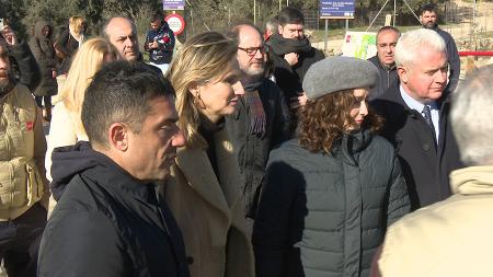 Imagen Visita de la presidenta regional, Isabel Díaz Ayuso, al tramo del Arco...