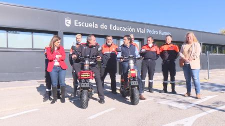 Imagen Protección Civil Sanse incorpora dos motocicletas eléctricas todoterreno...