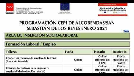 Imagen El CEPI encara el 2021 con más formación y numerosos servicios gratuitos